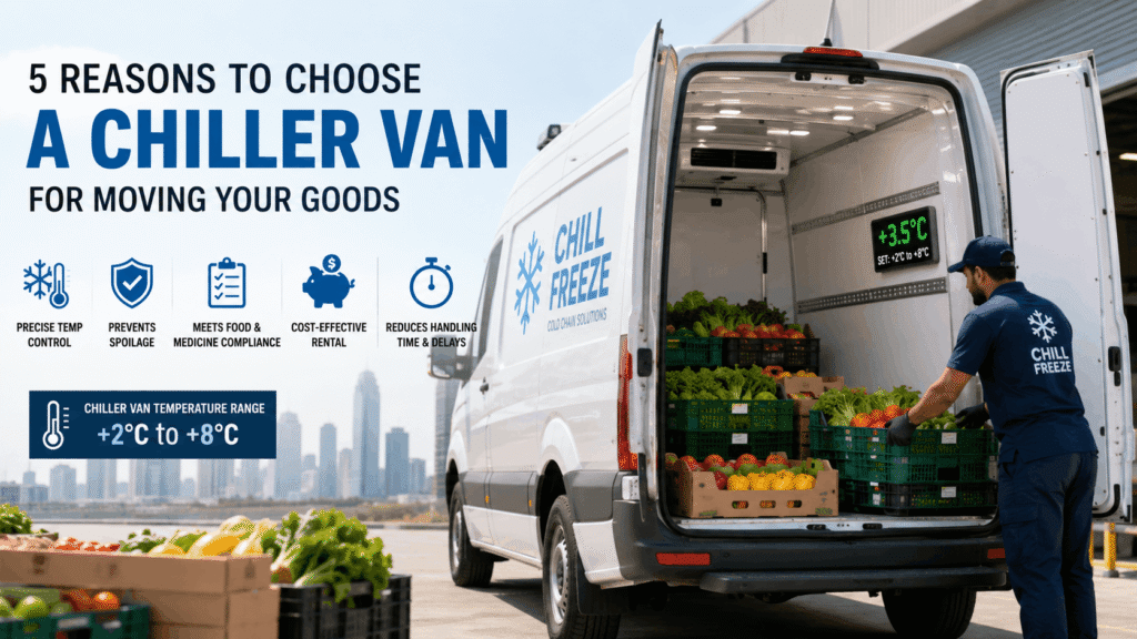 5 reasons to choose a chiller van for moving goods in the UAE