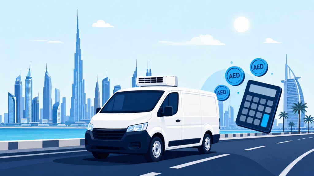 Chiller van rental cost in Dubai 2026 illustrated guide
