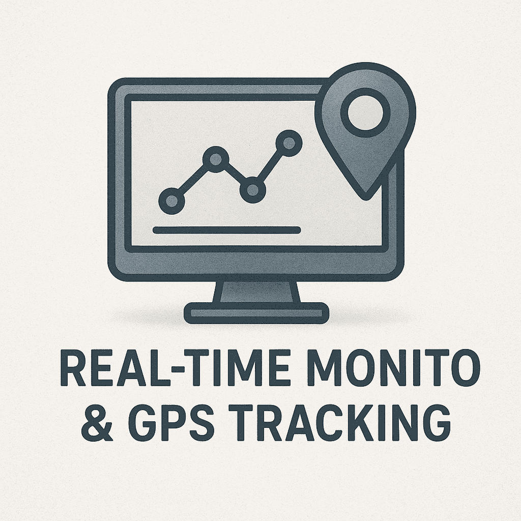 The system provides real-time monitoring and GPS tracking, including live route updates and temperature tracking to ensure shipment safety.