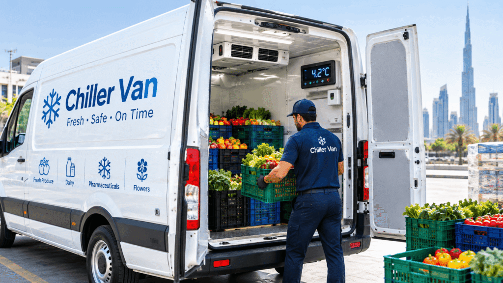 What is a chiller van and how it works for cold-chain deliveries in the UAE